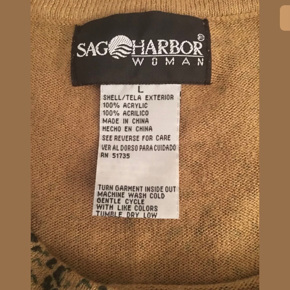 ❌SOLD❌Sag Harbor pullover sweater long sleeves - Picture 7 of 7